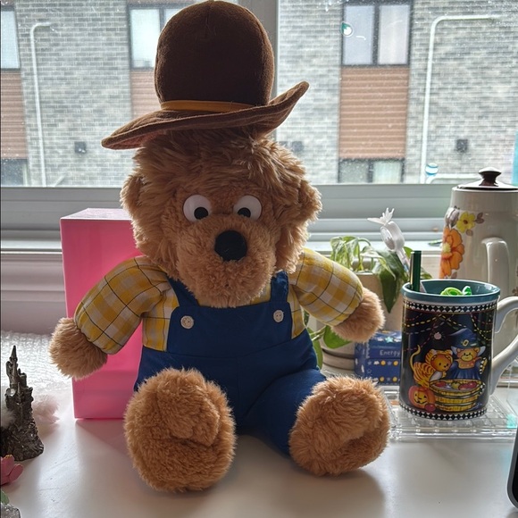 Vintage The Berenstain Bears Papa Bear 20in plush toy - Picture 1 of 4